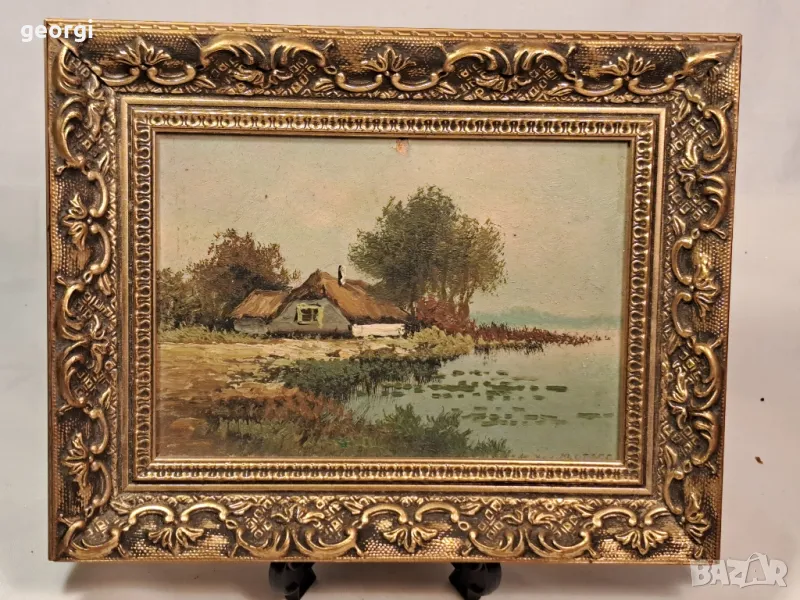 мини картина в дървена рамка 7/1, снимка 1