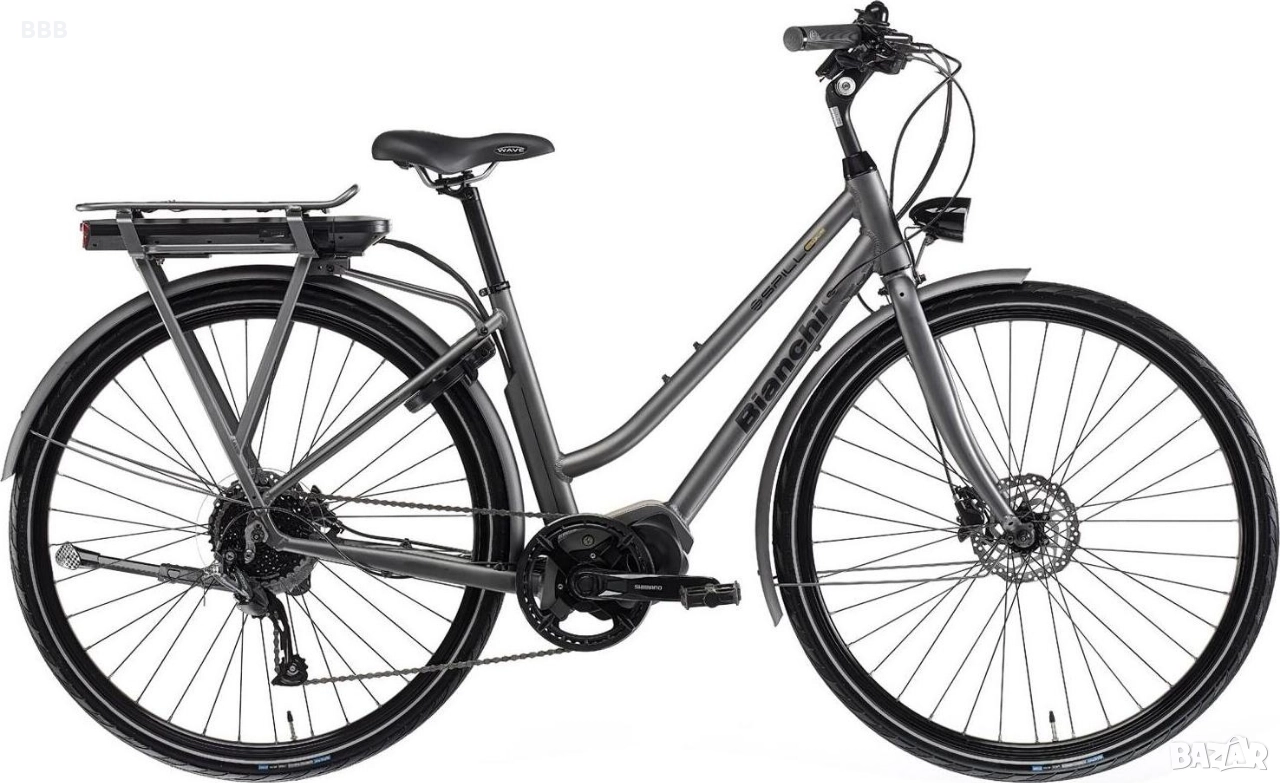 Градски електрически велосипед Bianchi 28", снимка 1