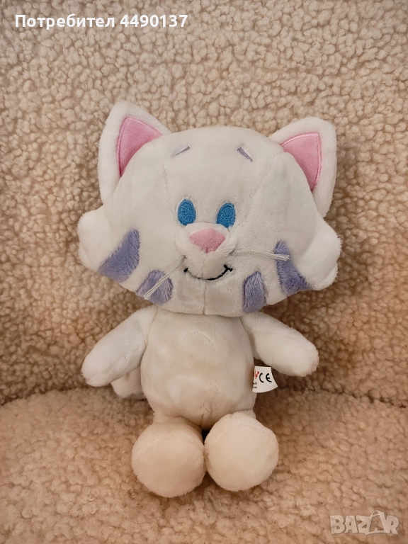 Сладко и меко чисто прано плюшено коте , снимка 1
