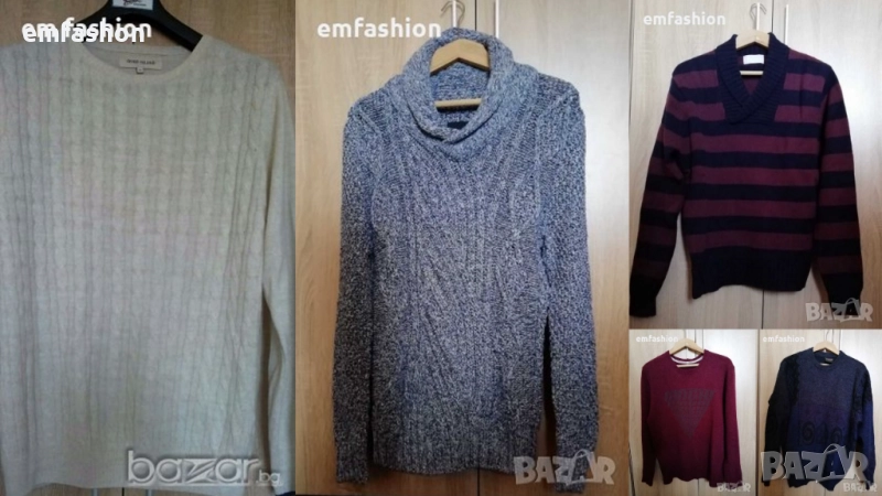  Мъжки пуловери 5 броя Обща цена 25 лв., снимка 1