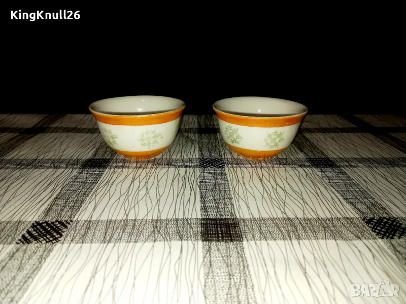 Оранжеви чаши филджани , снимка 1