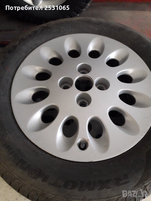 Гуми с джанти 14"алфа фиат ланчия , снимка 1