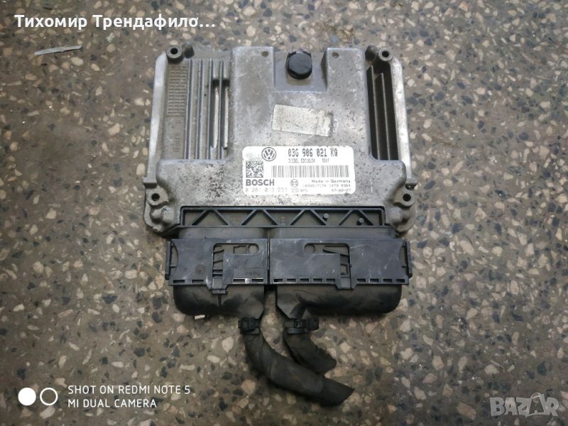 ECU VW GOLF 1.9 TDI 105h.p. 03G906021KQ, 03G 906 021KQ, 0281013233, 0 281 013 233 EDC16U34, снимка 1