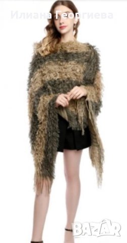 Нов модел топло пончо Madlen 20 лв., снимка 4 - Други - 51757721