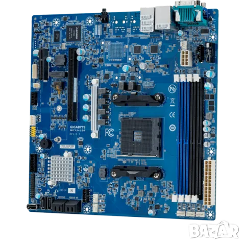 Нова Дънна платка Gigabyte mATX MC12-LE0 s. AM4/DDR4/2x GB LAN, снимка 3 - Дънни платки - 47263829