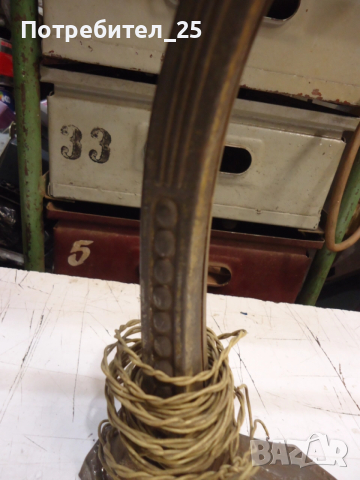 Част от ретро лампа, снимка 3 - Антикварни и старинни предмети - 53001663