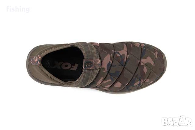 Пантофи за къмпинг Fox Camo/Khaki Bivvy Slippers, снимка 11 - Екипировка - 46041955