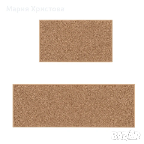 Комплект от 2 броя противоплъзгащи кухненски килими