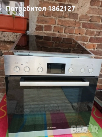 ФУРНА BOSCH с керамични котлони за вграждане