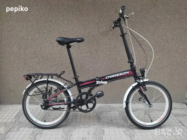 Продавам колела внос от Германия тройно сгъваем велосипед FOLDRIDER CHRISSON 20 цола SHIMANO NEXUS 7