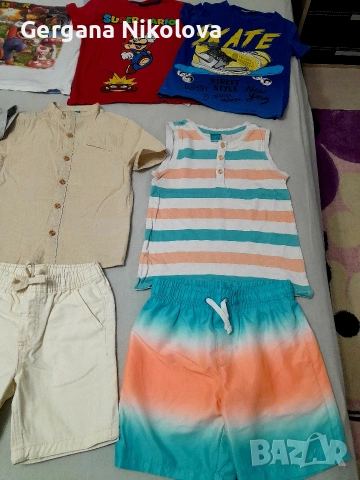 Летни дрехи 122-128 размер , снимка 2 - Детски комплекти - 53698588