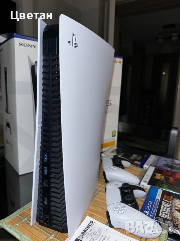 Playstation 5в гаранция с два controllera и подарьк игри!, снимка 2 - PlayStation конзоли - 45877186