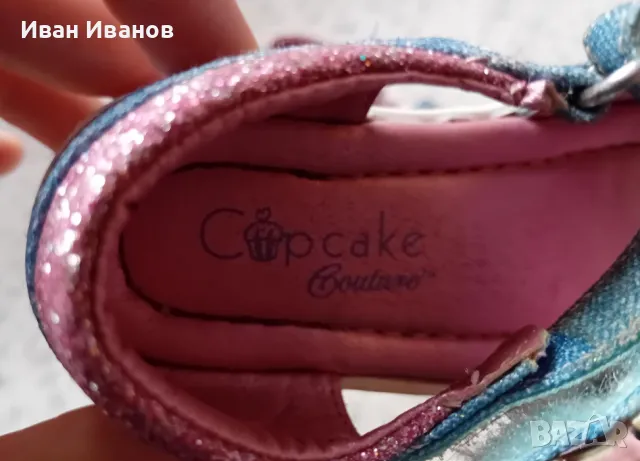 Оригинални детски сандали Cupcake Couture - номер 23, снимка 5 - Детски сандали и чехли - 49540484