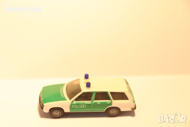 HERPA 1/87 H0 OPEL REKORD POLICE ПОЛИЦИЯ КОЛИЧКА МОДЕЛ, снимка 2 - Колекции - 52722278