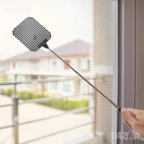 Мухобойка с телескопична метална дръжка