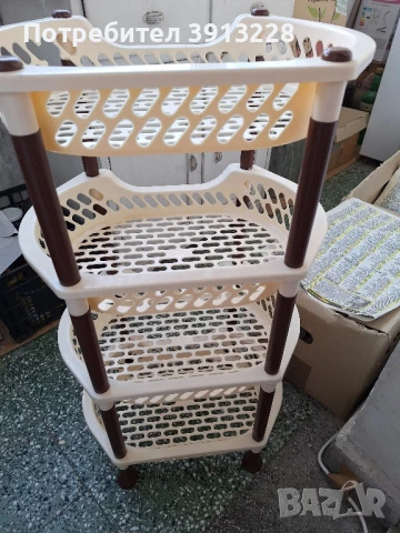 Стилаж 4 нива, пластмаса. 