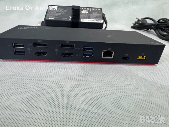 Докинг станция - Lenovo ThinkPad 40AF, снимка 4 - Друга електроника - 52071484