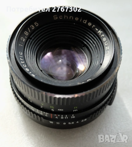 Schneider-Kreuznach Curtagon Electric 35mm f2.8. M42 Mount, снимка 5 - Обективи и филтри - 53705785