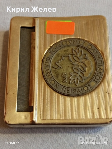 Стара машинка за цигари ГЪРЦИЯ за КОЛЕКЦИЯ ДЕКОРАЦИЯ 49031, снимка 3 - Други ценни предмети - 52264188