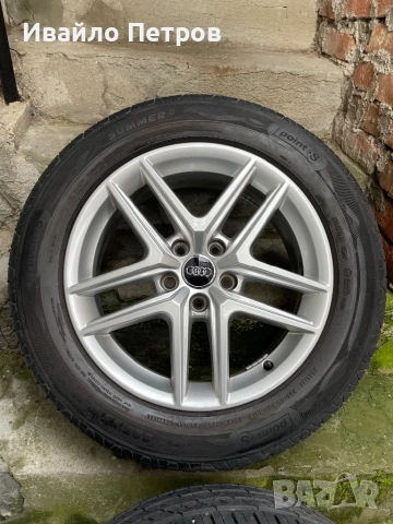 Нови джанти 17'  5x112 с нови летни гуми, снимка 4 - Гуми и джанти - 53689583