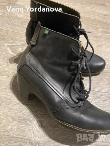 Черни боти El Naturalista .Обувани ни са броени пъти. , снимка 4 - Дамски боти - 52695484