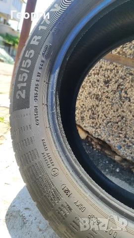 2 бр. Летни гуми Continental Conti Eco Contact5 215/55/17, DOT 1321., снимка 2 - Гуми и джанти - 50862063