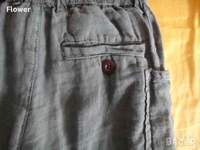 Нов Детски панталон за момче Zara от 100% лен, размер 98, за 3 годишно, снимка 3 - Детски панталони и дънки - 53888152