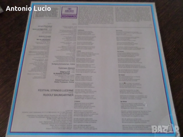 Vivaldi Die vier Jahreszeiten , снимка 2 - Грамофонни плочи - 51558645