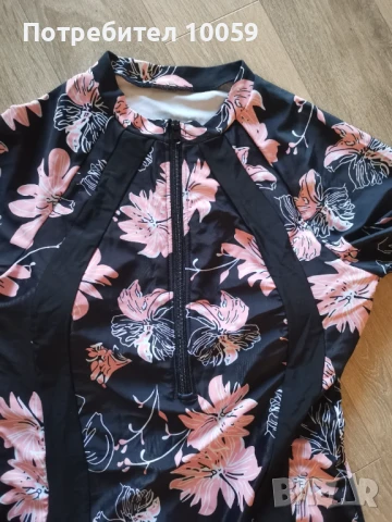 Дамски цял бански shein, XL , снимка 4 - Бански костюми - 50891677