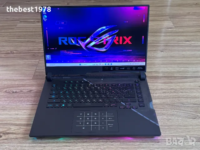 300Hz ROG Scar`Core i9-12900H/32GB DDR5/1TB NVMe/RTX 3060/KeyStone 2, снимка 2 - Лаптопи за игри - 49285339