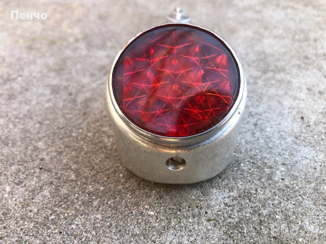 стар вело - мото стоп - ретро, снимка 5 - Антикварни и старинни предмети - 48478164