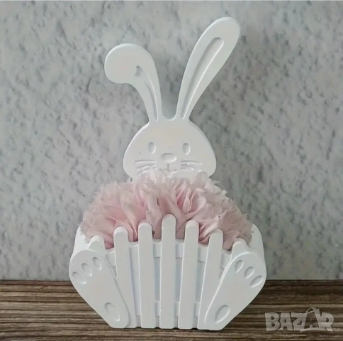 Молд кашпа заек 