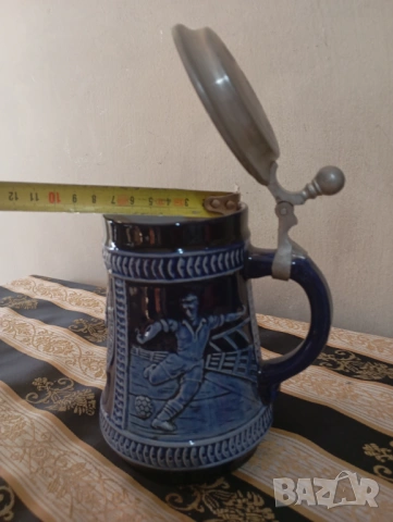 порцеланова чаша с метален капак, снимка 3 - Други ценни предмети - 53752845