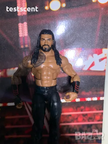 Екшън фигура WWE Roman Reigns Роман Рейнс ELITE SERIES Bloodline mattel figure елит, снимка 3 - Колекции - 48938000