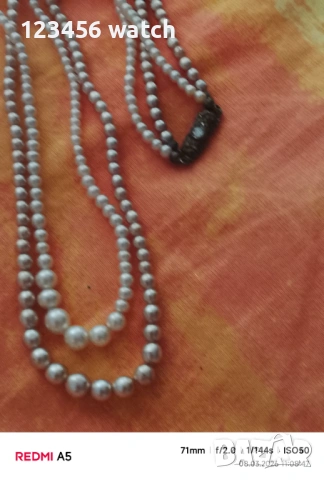 Колие от перли, снимка 2 - Колиета, медальони, синджири - 53754656