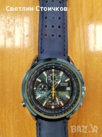 Мъжки ръчен  часовник Citizen Blue, снимка 3 - Мъжки - 47141087