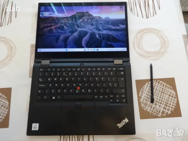 Таблет и Лаптоп 2в1 ThinkPad L13 Yoga - 13.3" -i5-10210U 1.6Ghz / 8GB RAM DDR4 /SSD 256GB, снимка 9 - Лаптопи за работа - 48656961