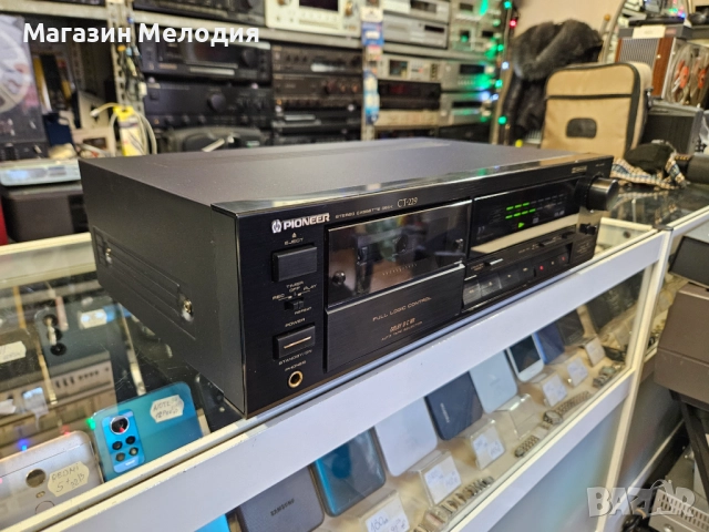 Касетен дек Pioneer CT-229 В отлично техническо и визуално състояние., снимка 10 - Декове - 52691950
