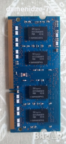 Продавам памет за лаптор Hynix 4GB, снимка 3 - RAM памет - 52592516