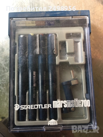 STAEDTLER MARS MATIC 700 TECHNICAL PEN, снимка 2 - Друго - 53749106