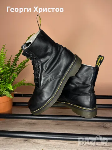 Dr. Martens 1460 Serena Faux Fur Дамски Ботуши, снимка 3 - Дамски ботуши - 48119277