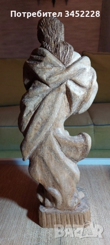 дърворезба за ценители височина 36см , снимка 4 - Декорация за дома - 52321679