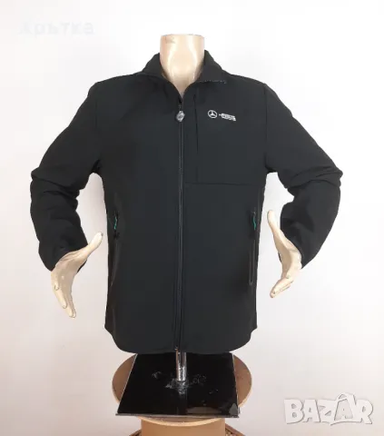 Mercedes AMG F1 Softshell - Оригинално мъжко яке размер, снимка 7 - Якета - 49851580
