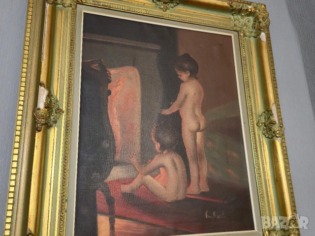 Картина Маслени бой , снимка 7 - Картини - 53933020