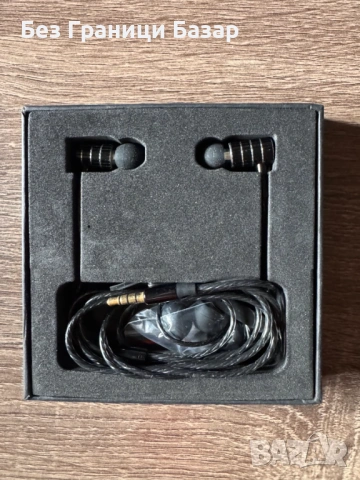 Стерео жични слушалки с микрофон и контрол на звука, in-ear дизайн, 3.5 мм жак, за телефон, таблет 