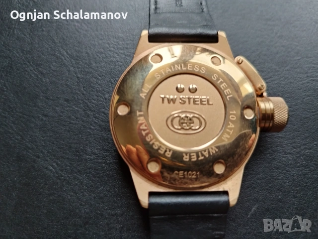 Продавам TW Steel Watch CEO Canteen 45MM Rose Gold CE1021, снимка 6 - Мъжки - 54241801