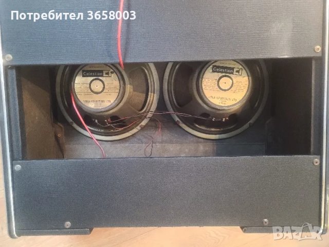 Китарно кубе Carlsbro Scorpion с 2бр Rola Celestion G12 S20 1970г, снимка 2 - Китари - 46819984