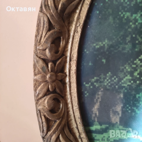 Фото картина с барокова рамка, снимка 5 - Гоблени - 52703708