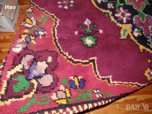 Вълнен китеник Царска корона, снимка 4 - Покривки за легло - 52654311