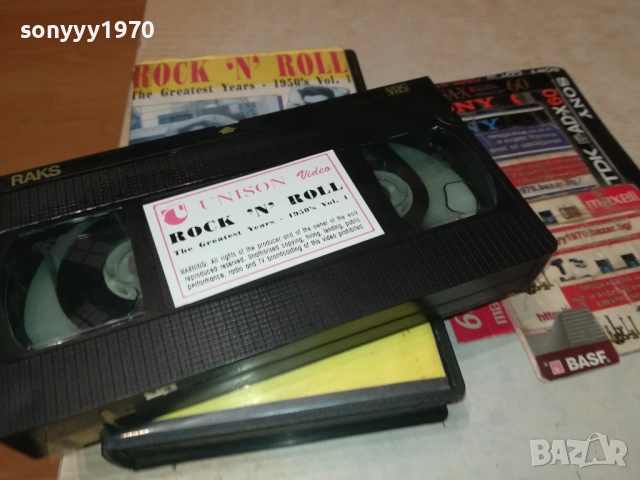 UNISON ROCK N ROLL-ORIGINAL VHS VIDEO TAPE 0810250855, снимка 10 - Други музикални жанрове - 51982309